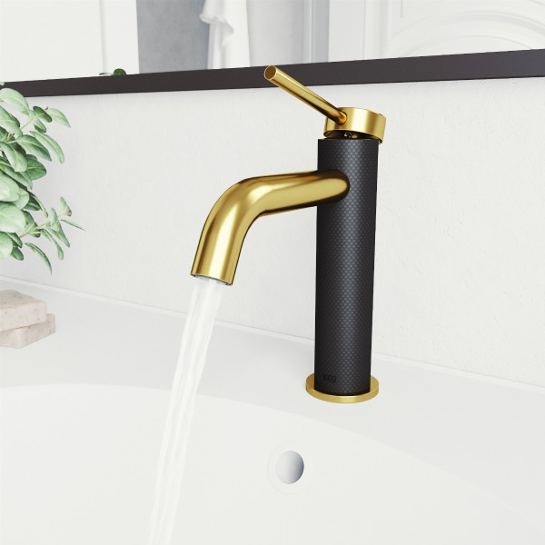 VIGO VG01044MGMB in Matte Gold and Carbon Fiber