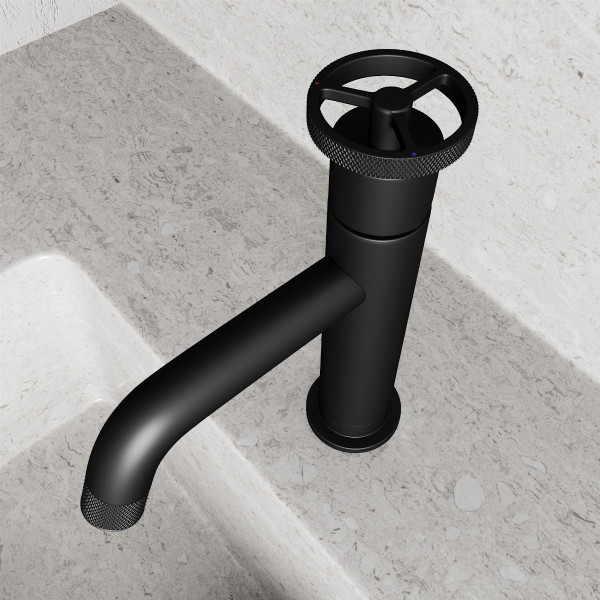 VIGO VG01046MB Cass Single Handle Single-Hole Bathroom Faucet in Matte Black