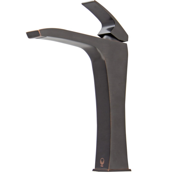 VIGO VG03018 Blackstonian Deck Mounted Bathroom Vessel Faucet