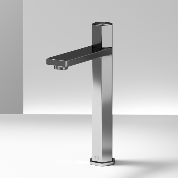 VIGO VG03035CH Nova Single Handle Single-Hole Bathroom Vessel Faucet in Chrome