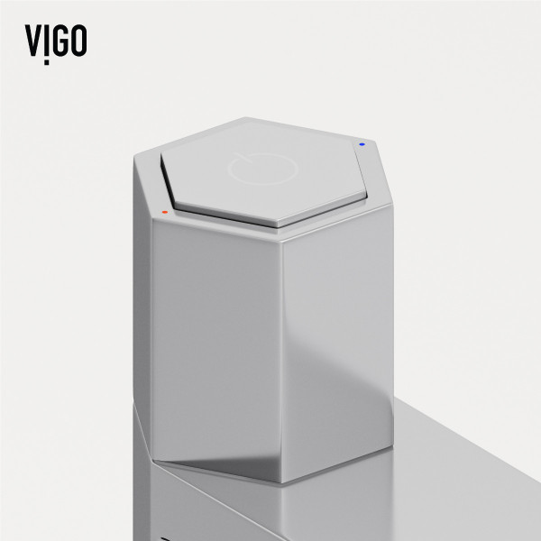 VIGO VG03035CH Nova Single Handle Single-Hole Bathroom Vessel Faucet in Chrome