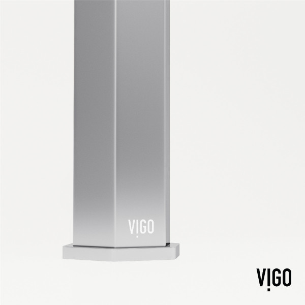 VIGO VG03035CH Nova Single Handle Single-Hole Bathroom Vessel Faucet in Chrome