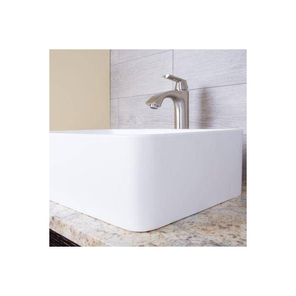 VIGO VG04005 Amaryllis Matte Stone Vessel Sink