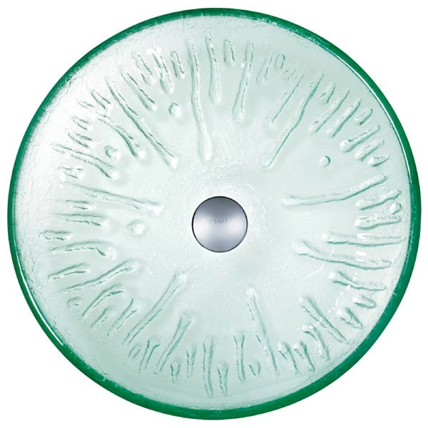 Vigo VG07006 17''. Icicles Textured Above Counter Sink