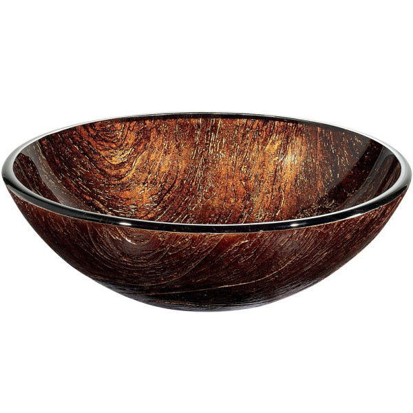 VIGO VG07029 Kenyan Twilight Above Counter Glass Vessel Bathroom Sink