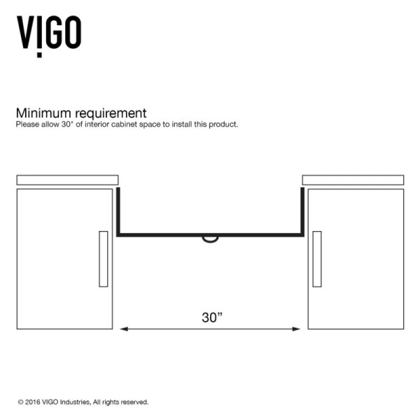 VIGO VG3020CK1 30" Farmhouse Stainless Kitchen Sink w/ Grid and Strainer