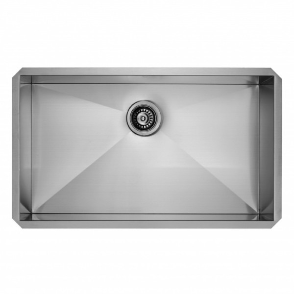 VIGO VG3219CK1 32" Undermount Stainless Kitchen Sink With Grid and Strainer