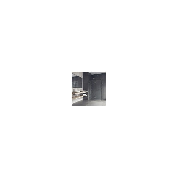 Vigo VG6011CHCL36 36 x 48" Rectangular 3/8" Tempered Glass Bathroom Shower 
