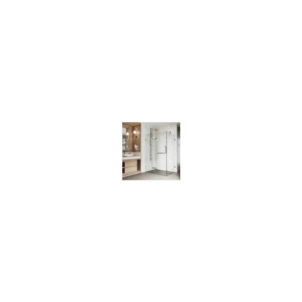 Vigo VG6011CHCL36 36 x 48" Rectangular 3/8" Tempered Glass Bathroom Shower 