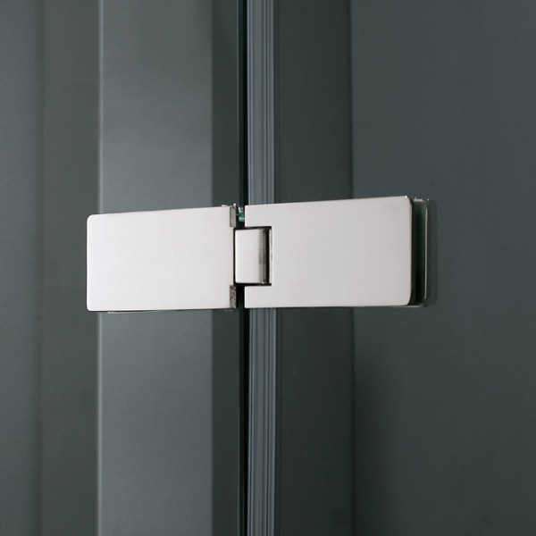 Vigo VG6011CHCL48 32 x 48" Rectangular 3/8" Glass Bath Shower Enclosure