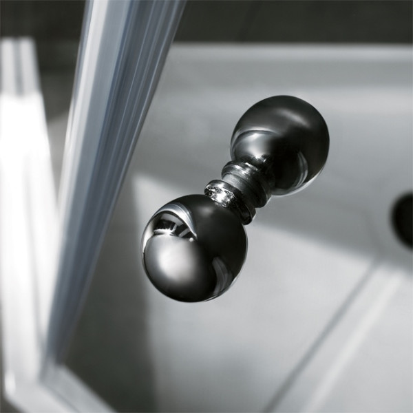 Vigo VG6061BNCL36 36 x 36" Frameless Neo-Angle Shower Enclosure 