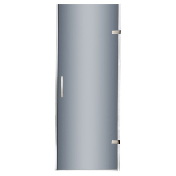 VIGO VG6072BLK28 SoHo Adjustable Frameless Shower Door w/ Sheer Black Glass