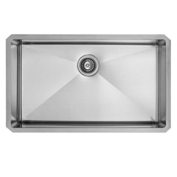 VIGO VGR3219CK1 32" Undermount Stainless Kitchen Sink w/ Grid and Strainer