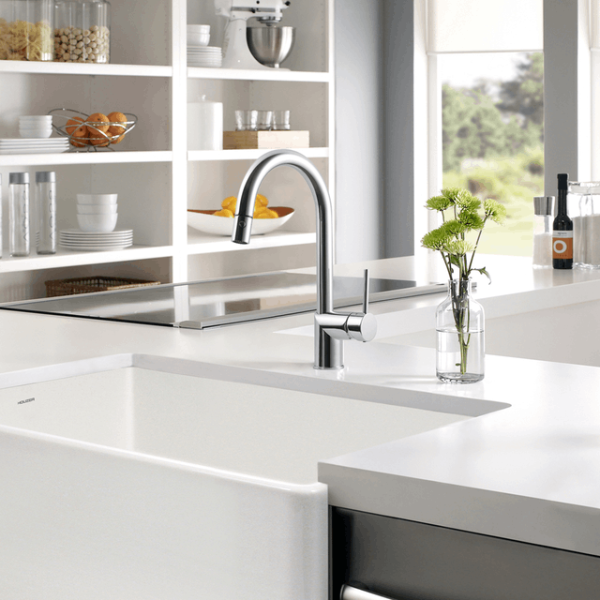 Houzer VITPD-668 Vitale Pull Down Kitchen Faucet with CeraDox Technology