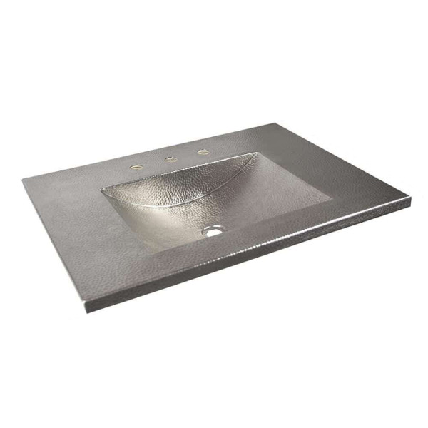 Native Trails VNT3055 30" Cozumel Vanity Top in Brushed Nickel