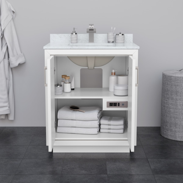 Wyndham WCF111130SG..MUNSM24 Icon 30 Inch Single Bathroom Vanity.