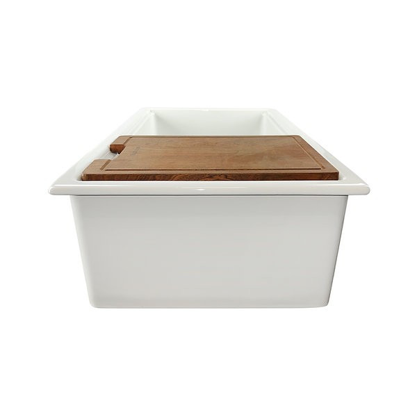Nantucket Sinks Wellfleet-PS3320W 33-Inch Dualmount Fireclay Kitchen Sink