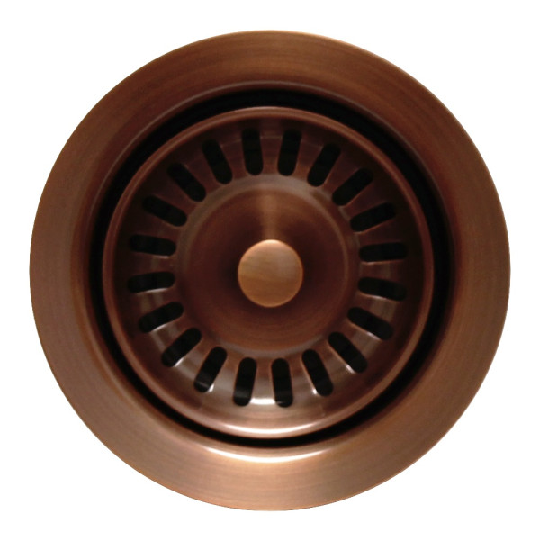 Whitehaus WH202 3 1/2'' Brass Waste Disposer Trim / Deep Fireclay Sink