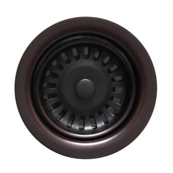 Whitehaus WH202 3 1/2'' Brass Waste Disposer Trim / Deep Fireclay Sink
