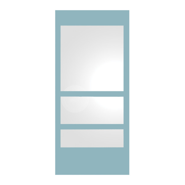 Whitehause WHE11 Rectangular Ecoloom Mirror With Laminated Colored Glass