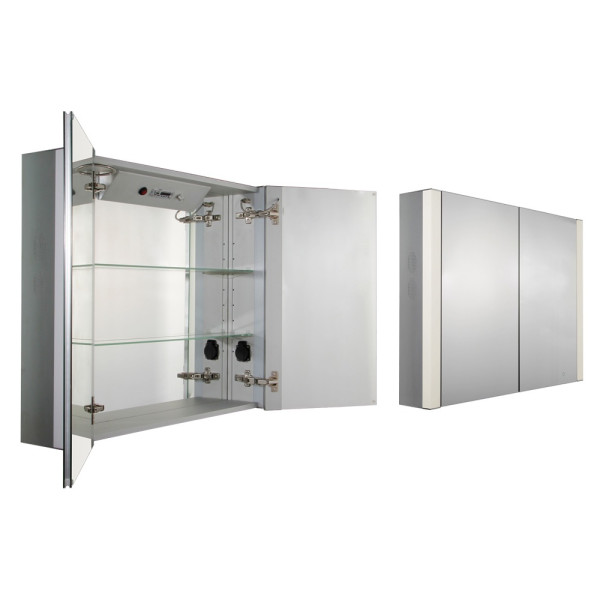 Whitehaus WHFEL7089-S Musichaus Double Door Anodized Aluminum Cabinet