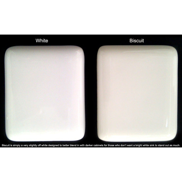Whitehaus WHFLRPL3318-WHITE Raised Pannel / Fluted Fireclay Farm Sink White