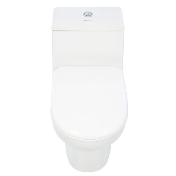 Whitehaus WHMFL3351-EB Magic Dual Siphonic Flush One Piece Toilet