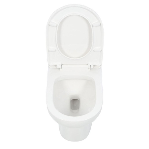 Whitehaus WHMFL3351-EB Magic Dual Siphonic Flush One Piece Toilet