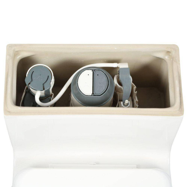 Whitehaus WHMFL3351-EB Magic Dual Siphonic Flush One Piece Toilet