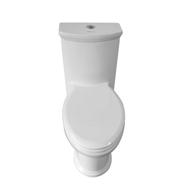 Whitehaus WHMFL3364-EB Magic Flush White One Piece Toilet
