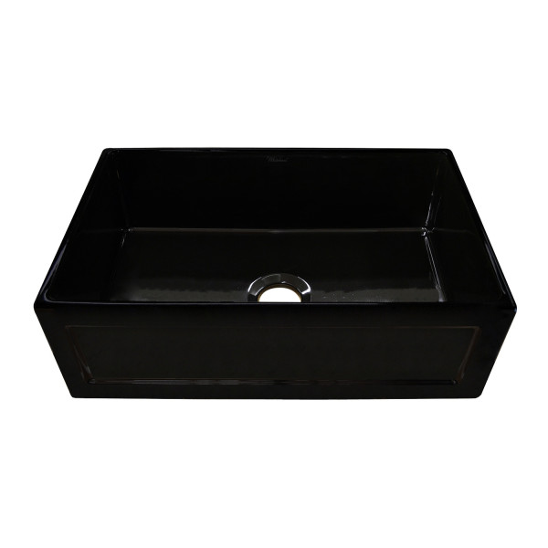 Whitehaus WHPLCON3319 Fireclay 33" Large Reversible Front Apron Sink