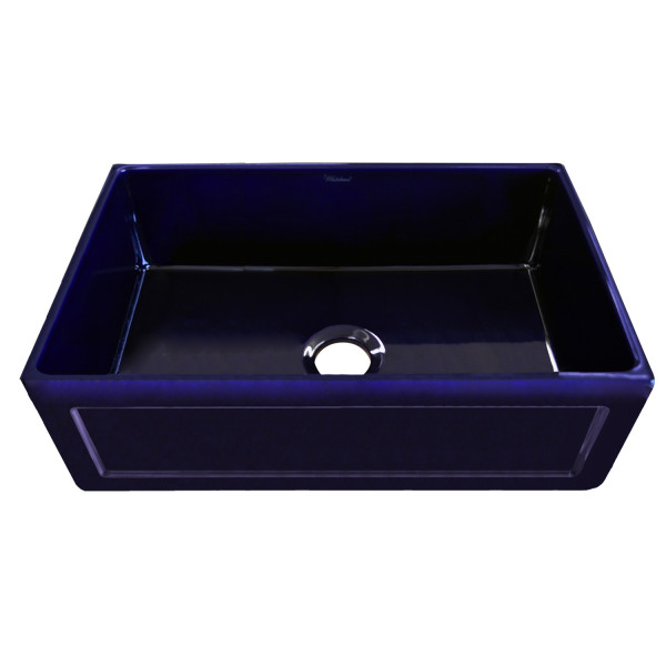 Whitehaus WHPLCON3319 Fireclay 33" Large Reversible Front Apron Sink