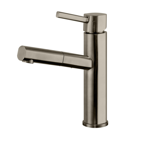 Whitehaus WHS1394-PSK Waterhaus Kitchen Faucet With Pull-out Spray Head