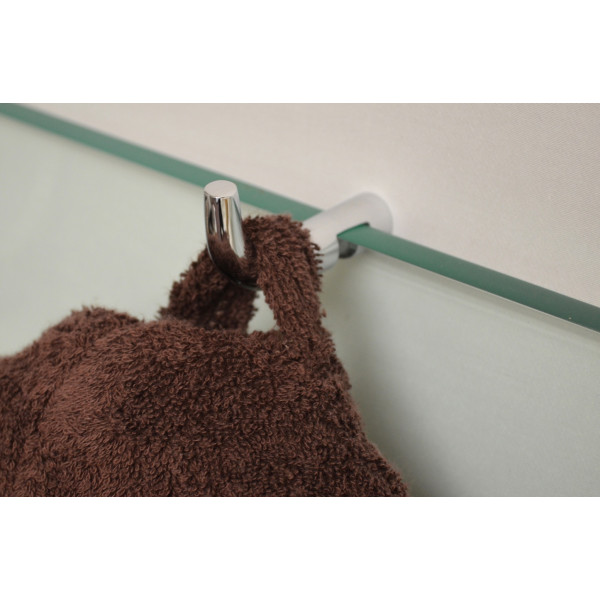 Whitehaus WHSHK01 Modern Slide On Towel Hook For Glass Shower Doors