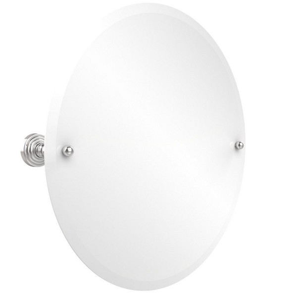 Allied Brass WP-90 22 Inch Round Tilt Mirror with Beveled Edge
