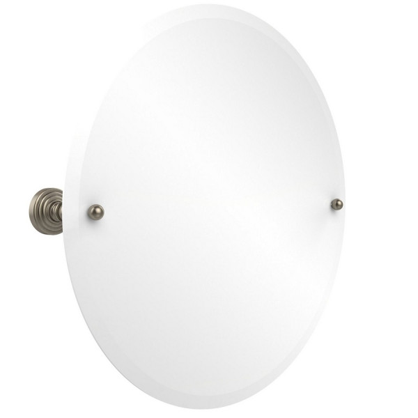 Allied Brass WP-90 22 Inch Round Tilt Mirror with Beveled Edge