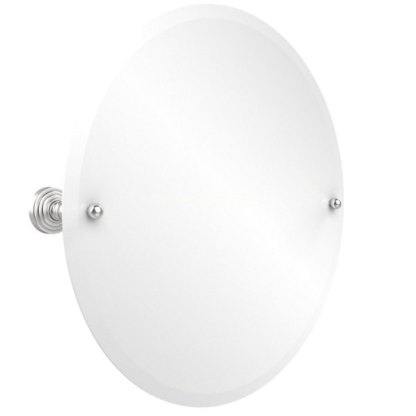 Allied Brass WP-90 22 Inch Round Tilt Mirror with Beveled Edge