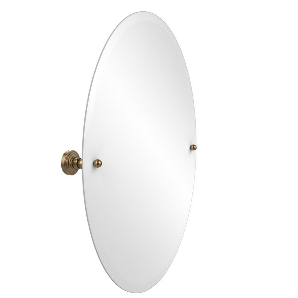Allied Brass WP-91 21" x 29" Oval Tilt Mirror with Beveled Edge