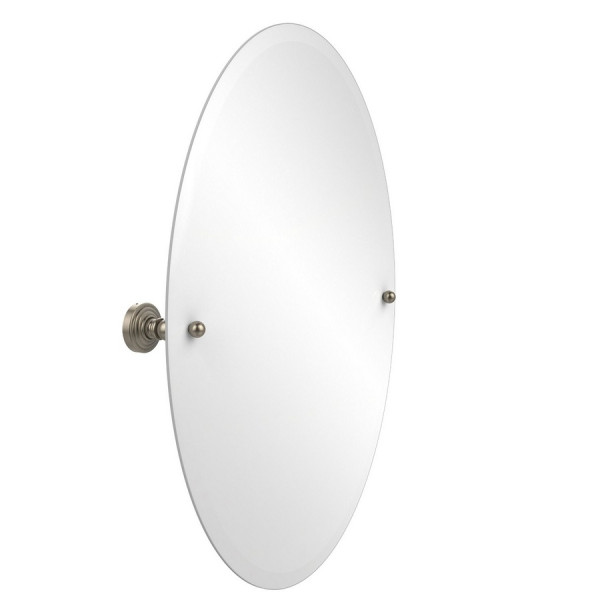 Allied Brass WP-91 21" x 29" Oval Tilt Mirror with Beveled Edge