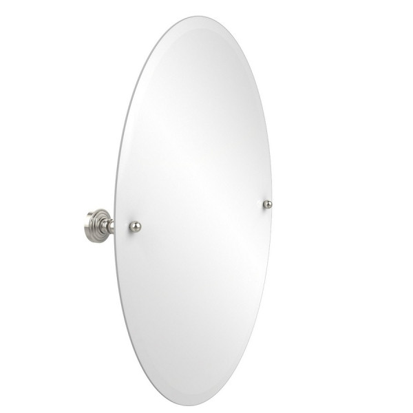 Allied Brass WP-91 21" x 29" Oval Tilt Mirror with Beveled Edge