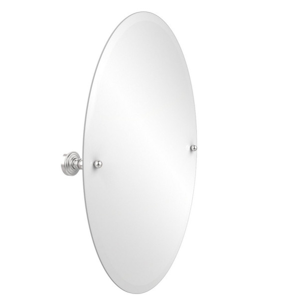Allied Brass WP-91 21" x 29" Oval Tilt Mirror with Beveled Edge