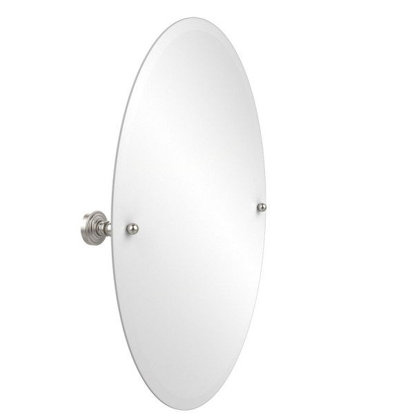 Allied Brass WP-91 21" x 29" Oval Tilt Mirror with Beveled Edge