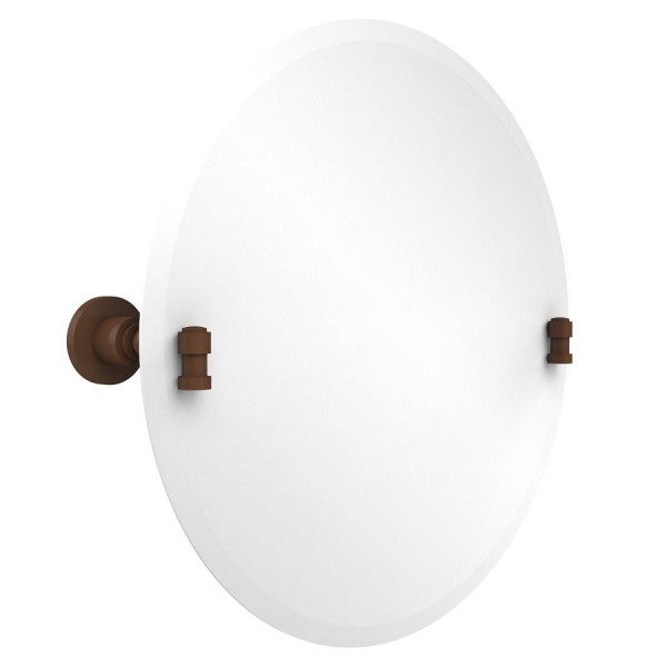 Allied Brass WS-90 22 Inch Round Tilt Mirror with Beveled Edge