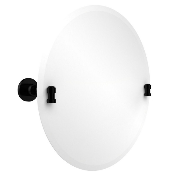 Allied Brass WS-90 22 Inch Round Tilt Mirror with Beveled Edge