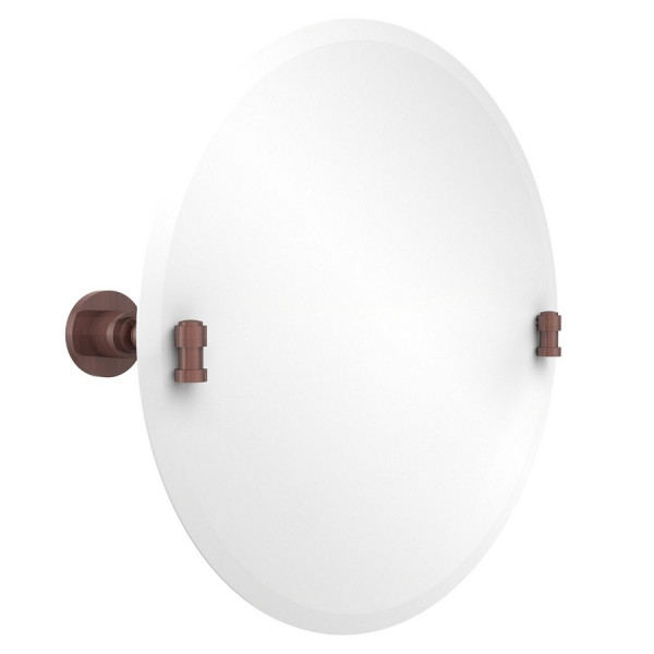 Allied Brass WS-90 22 Inch Round Tilt Mirror with Beveled Edge