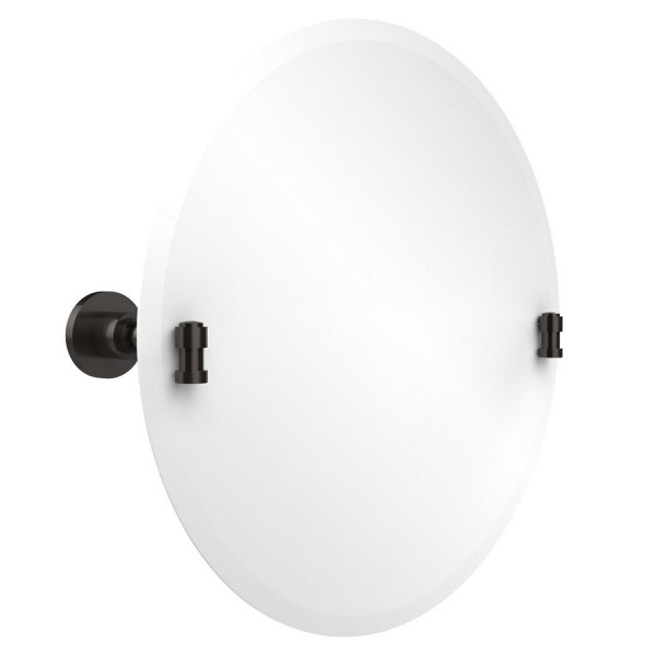 Allied Brass WS-90 22 Inch Round Tilt Mirror with Beveled Edge