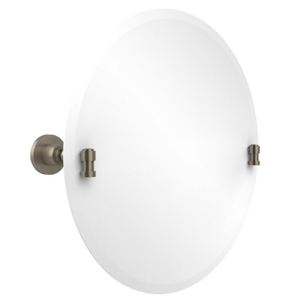 Allied Brass WS-90 22 Inch Round Tilt Mirror with Beveled Edge