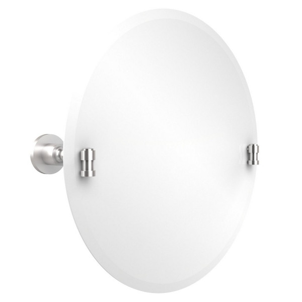 Allied Brass WS-90 22 Inch Round Tilt Mirror with Beveled Edge