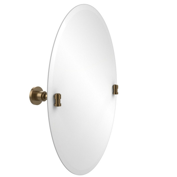 Allied Brass WS-91 21 Inch x 29 Inch Oval Tilt Mirror with Beveled Edge