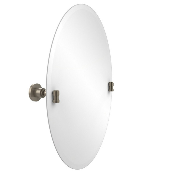 Allied Brass WS-91 21 Inch x 29 Inch Oval Tilt Mirror with Beveled Edge
